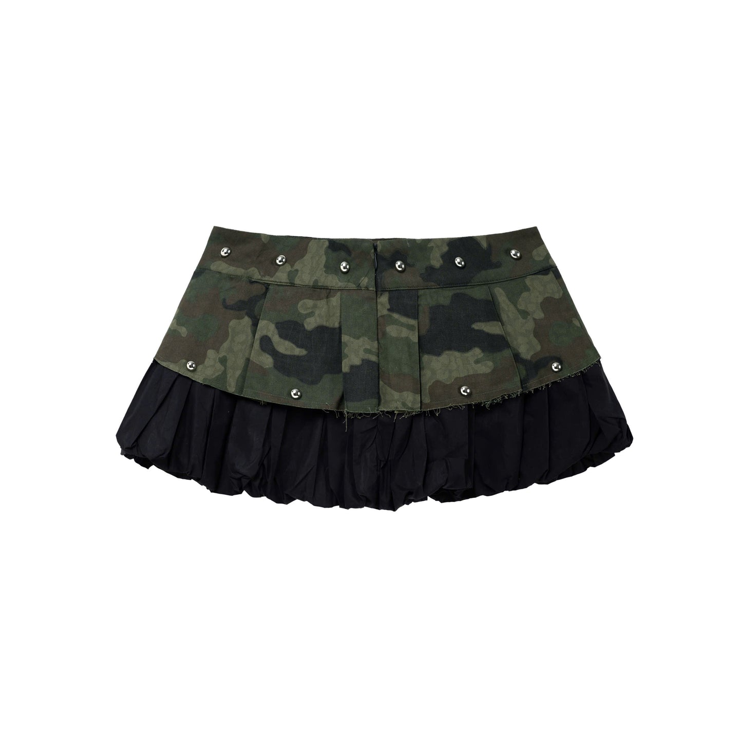 CAMO BUBBLE MINI SKIRT (WOMEN)