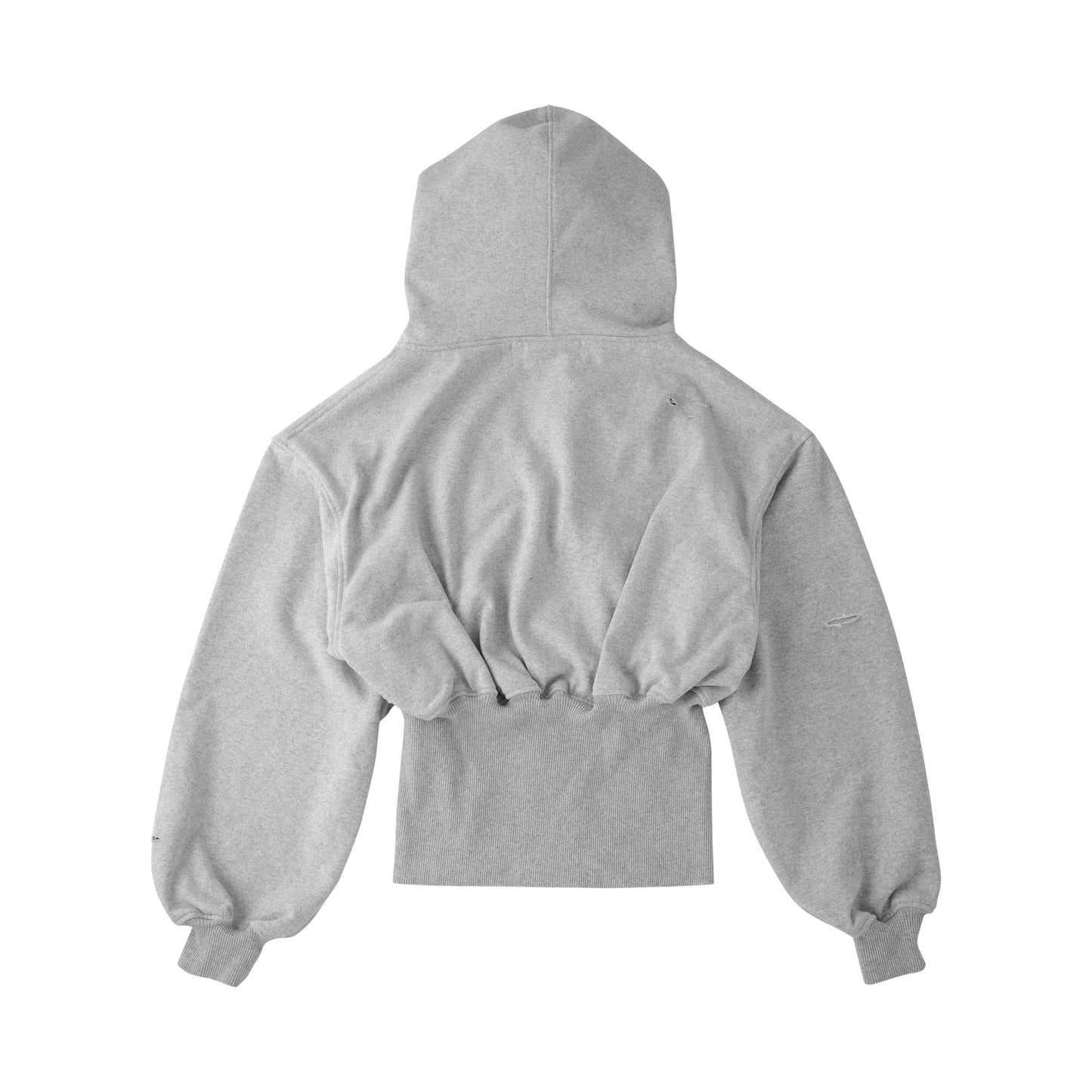GASH CROPPED HOODIE ZIP