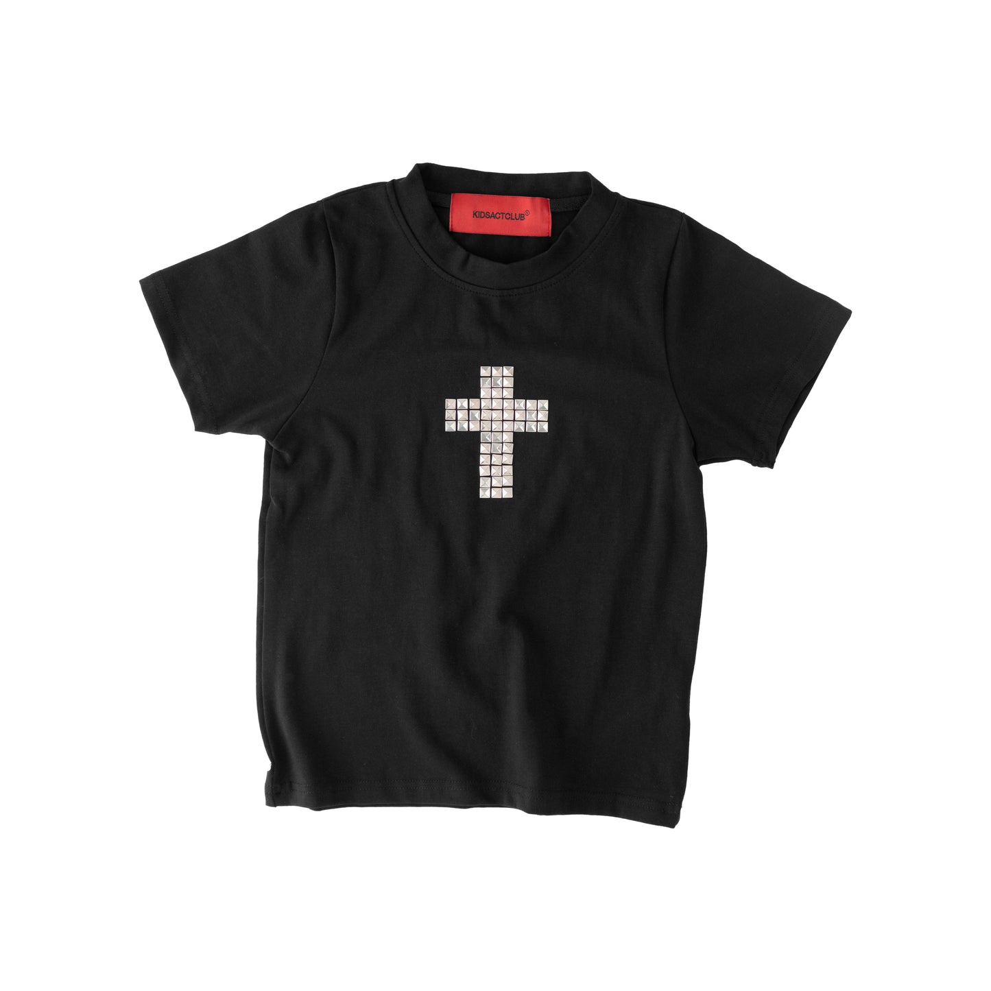 CROSS STUDDED BABY TEE