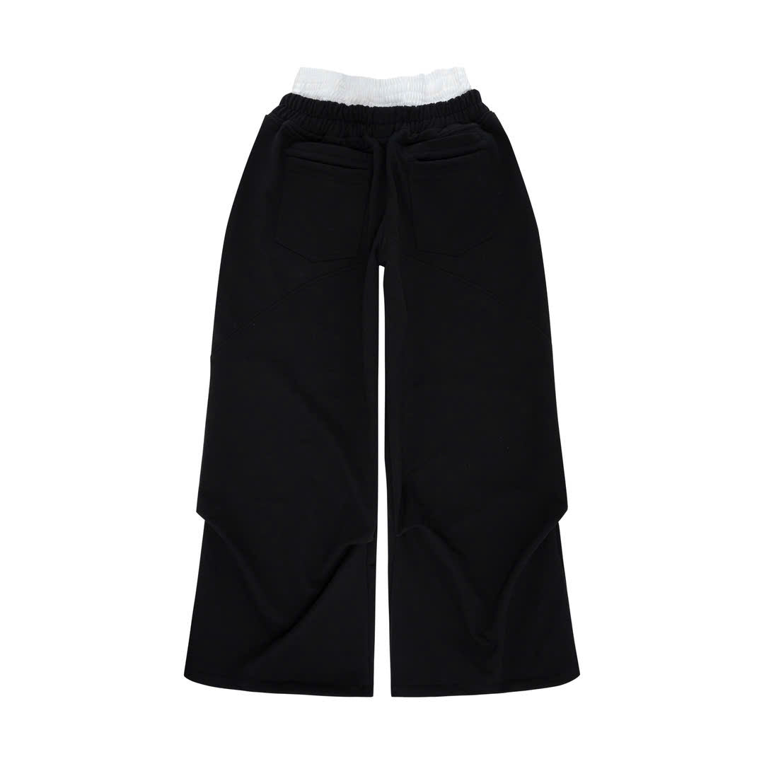 DOUBLE WAISTBAND SWEATPANTS