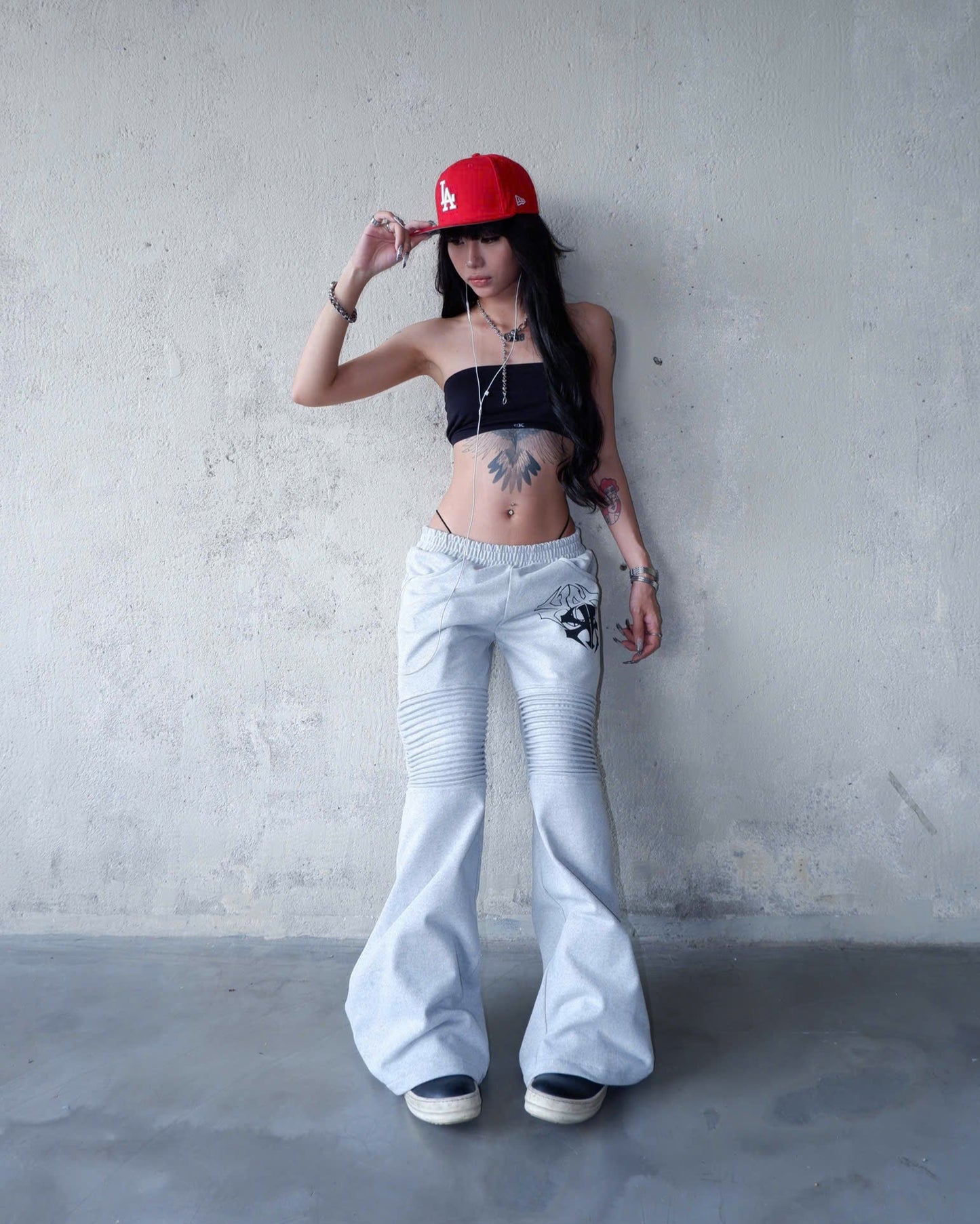 BIKER GREY SWEATPANTS