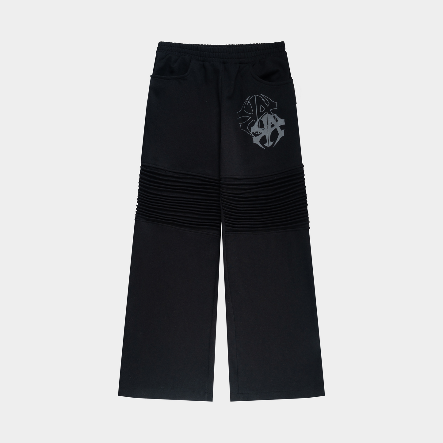 BIKER BLACK SWEATPANTS