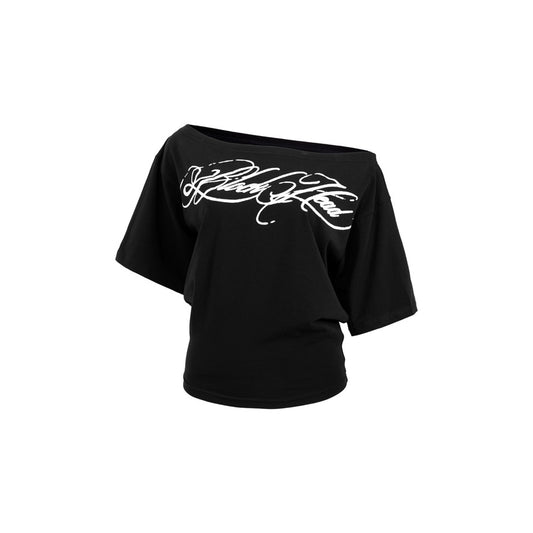 BLOCKHEAD OFF SHOULDER T-SHIRT