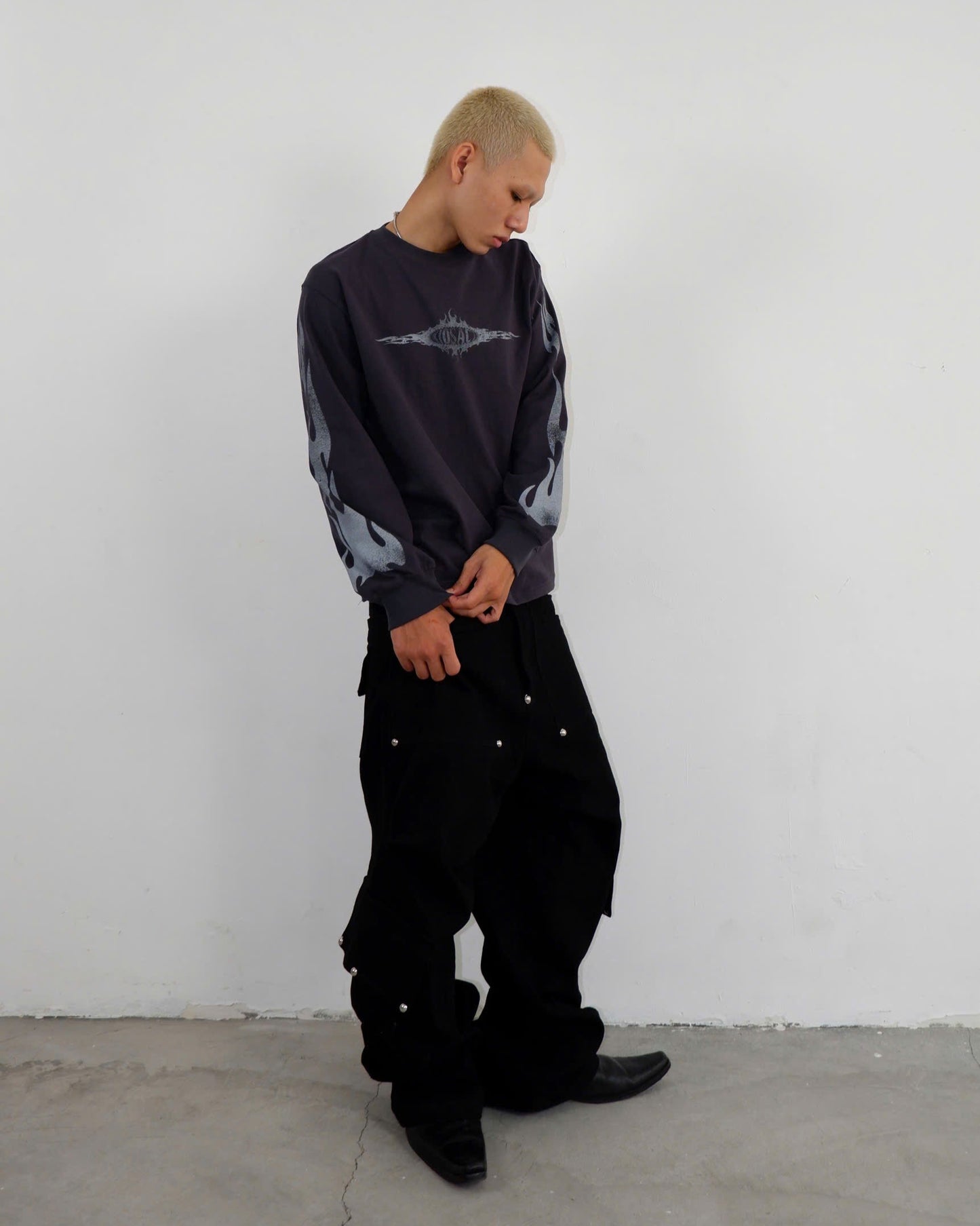 KIDSACT FLAME LS T-SHIRT