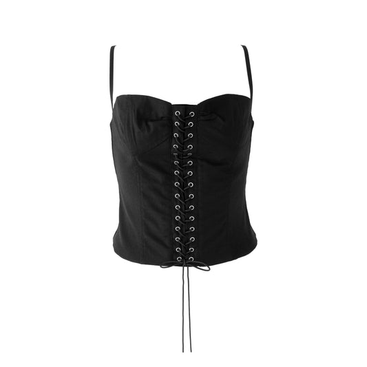LACE BUSTIER TOP
