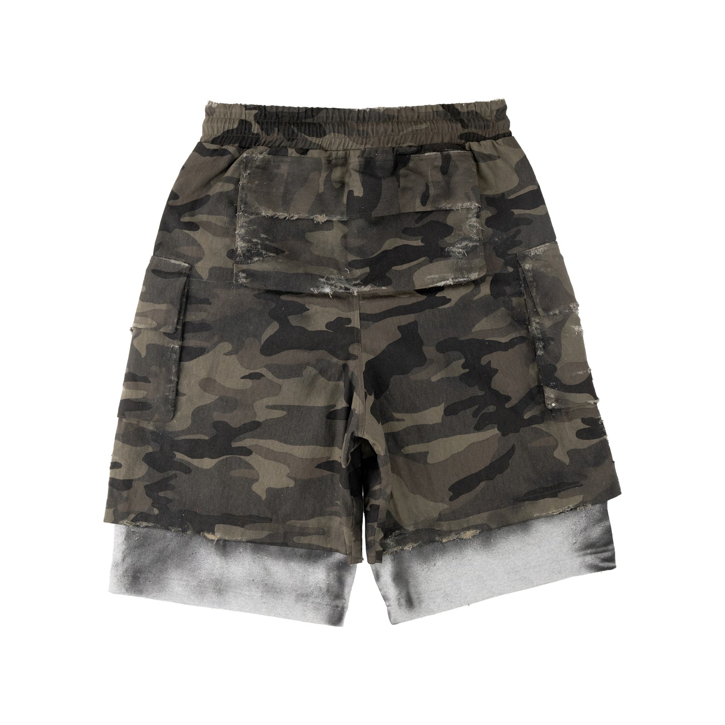 SINGED DOUBLE JORTS