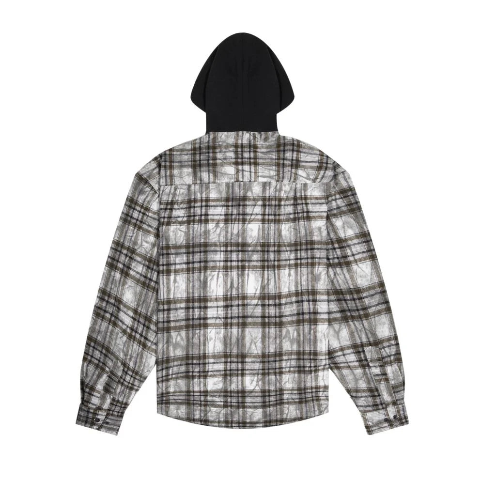 KAC HOODED FLANNEL SHIRT